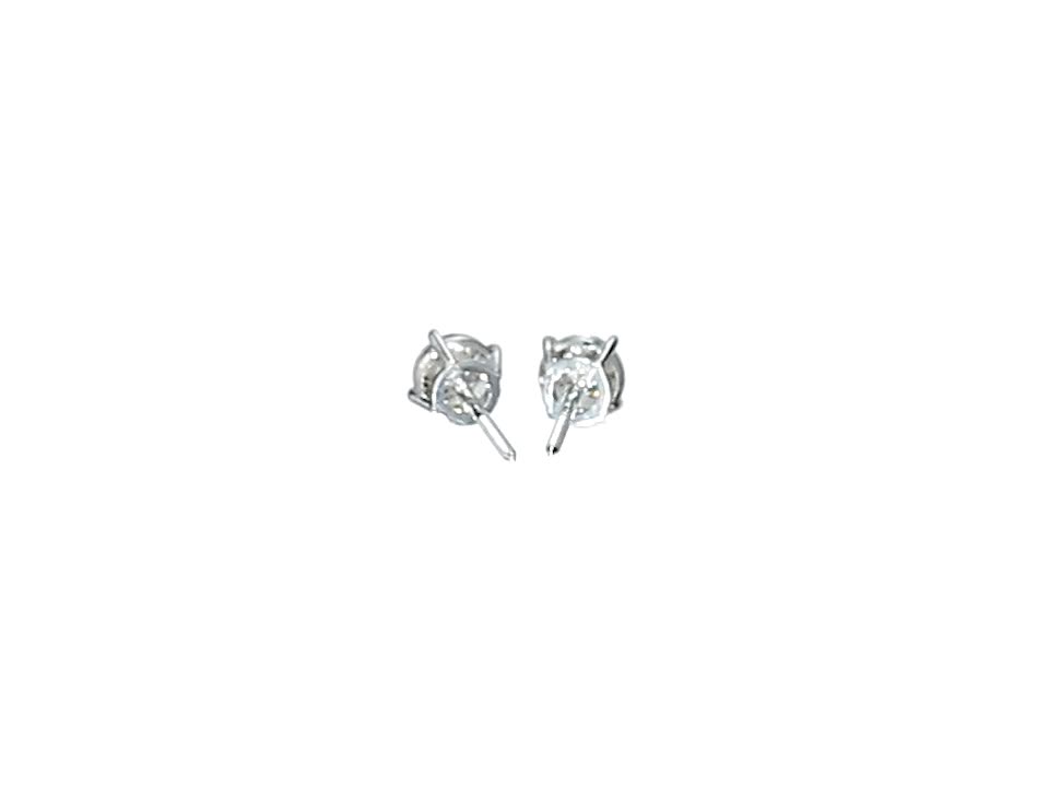 Amazon Collection Certified 14k Gold Diamond with Screw Back and Post Stud Earrings (J-K Color, I1-I2 Clarity)