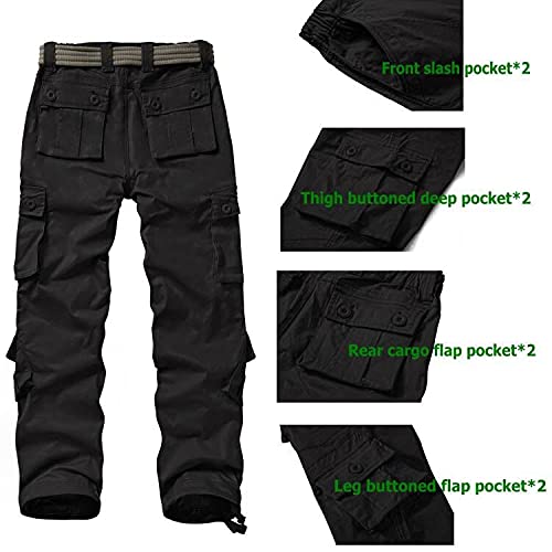 Women s Cotton Casual Military Army Cargo Combat Work Pants with 8 Pocket