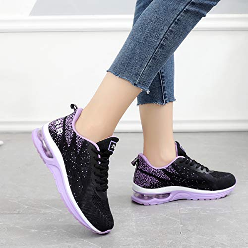 Impdoo Women s Air Athletic Running Sneaker Cute Fitness Sport Gym Jogging Tennis Shoes (US5.5-10 B(M)