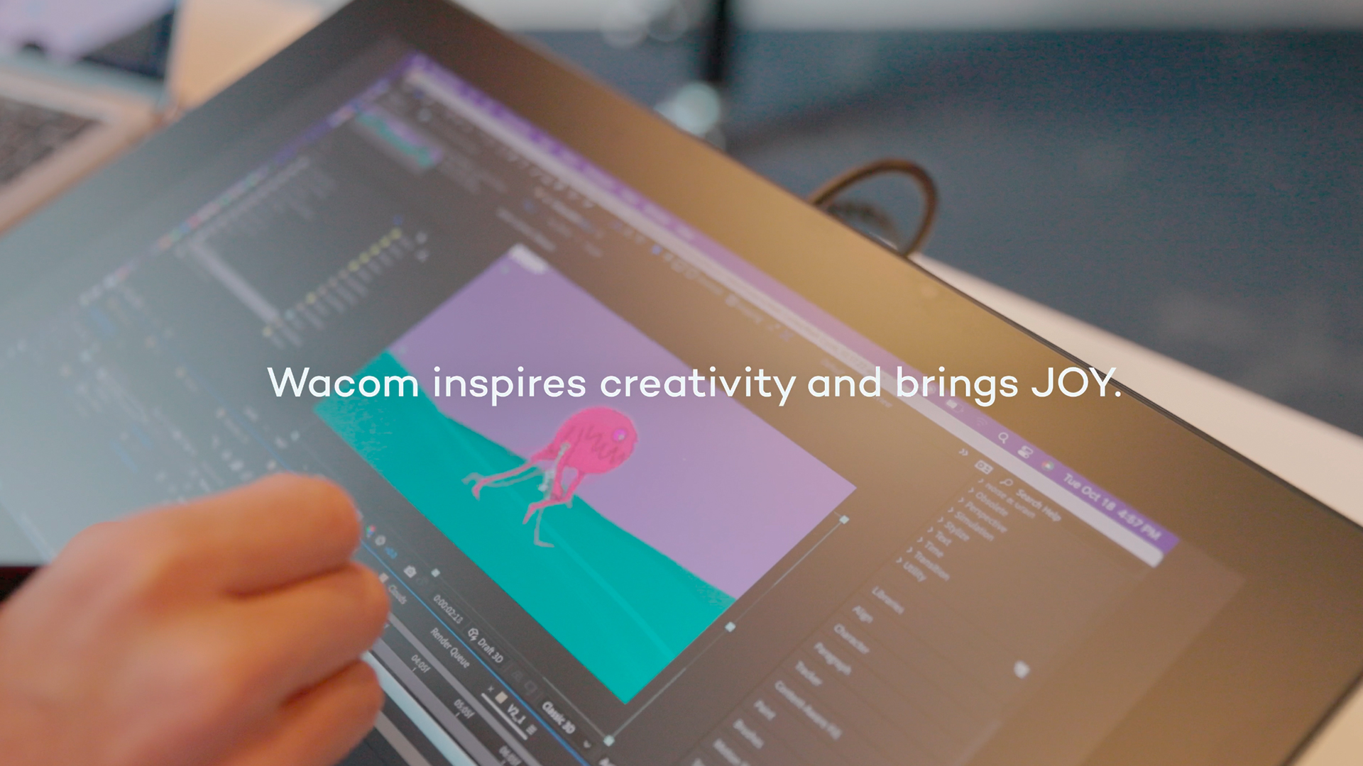 Wacom Cintiq 16 Drawing Tablet with Full HD 15.4-Inch Display Screen, 8192 Pressure Sensitive Pro Pen 2 Tilt Recognition, Compatible with Mac OS Windows and All Pens, Black