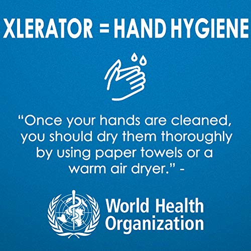 Excel Dryer XL-GR-1.1N Hand Dryer XLERATOR XL-GR Automatic, Surface-Mounted, Cast Cover, Textured Graphite Epoxy Paint, 110-120V with Noise Reduction Nozzle